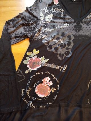 Camiseta de mujer, talla L, Desigual