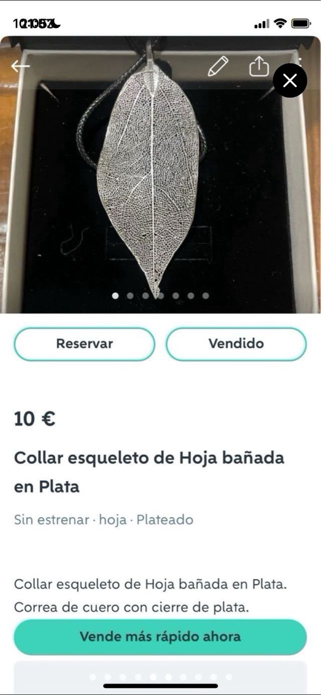 Lote 9 collares y colgantes plata y otros
