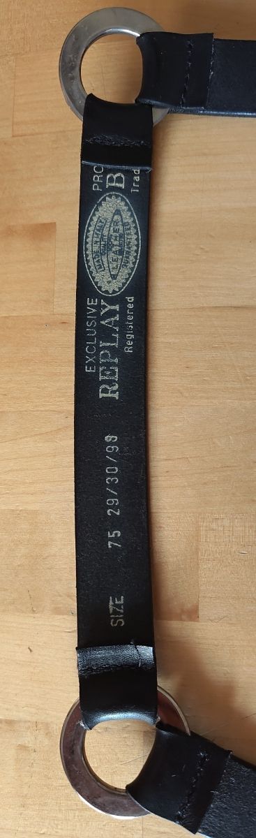 Cintura donna Replay vintage in pelle