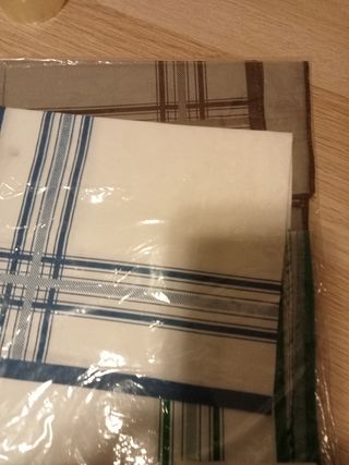 6 pañuelos de tela de hombre