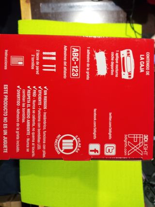 Lampara infantil coche