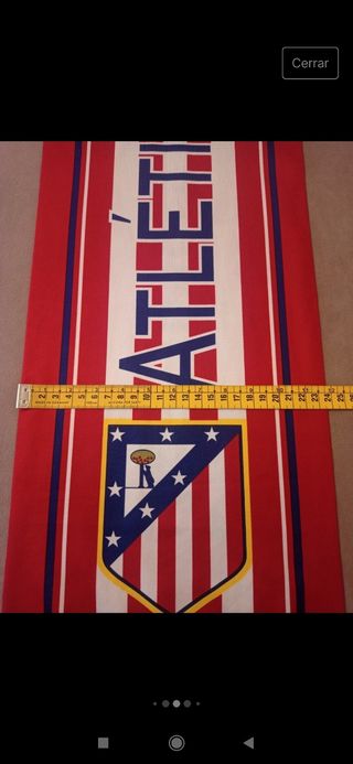 Bufanda del Atlético de Madrid.
