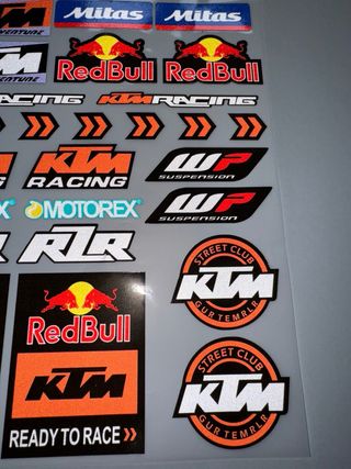 PACK PEGATINAS KTM DUKE 125 390 1290 EXC SMT GT MX
