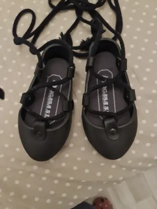 Albarcas traje casero talla 24