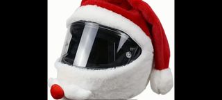 Funda casco Santa Claus Papa Noel.