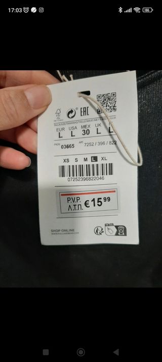Camiseta pullbear sin estrenar 