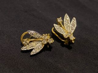 Pendientes chapado oro 18kt