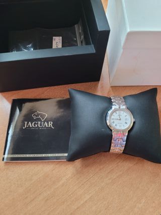 Reloj de acero de señora marca Jaguar
