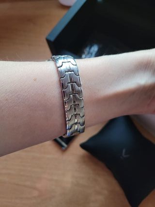 Reloj de acero de señora marca Jaguar