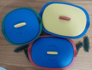 Set fuentes de mesa Tupperware 