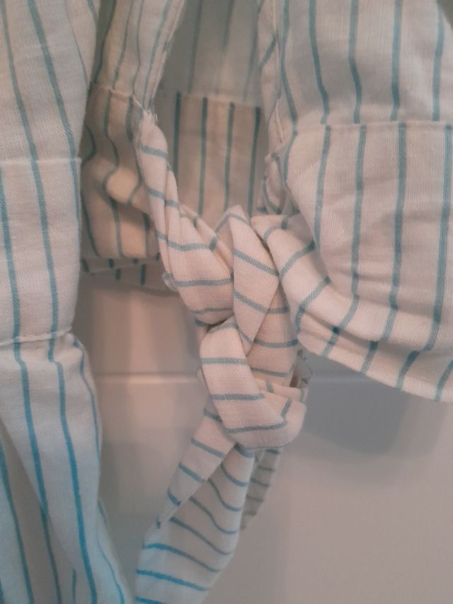 Vestido de lino tipo camisero