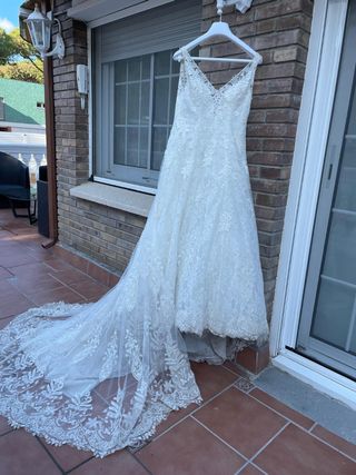 Vestido Novia Rosa Clará