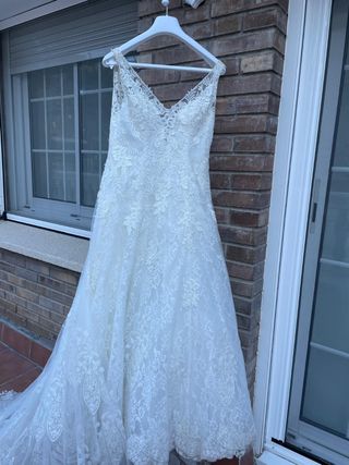 Vestido Novia Rosa Clará