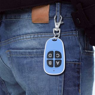 Mando clonador universal garaje 433 MHz negro