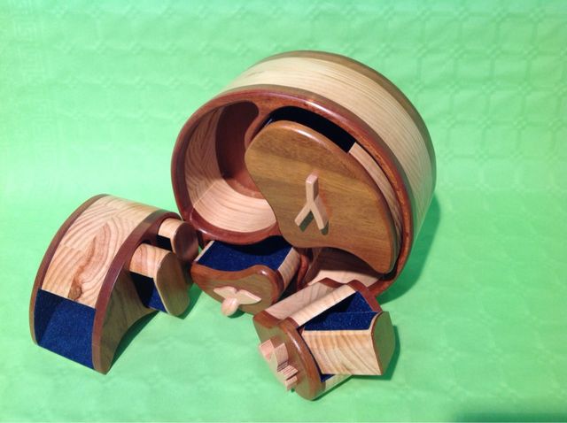 Joyeros de madera artesanal