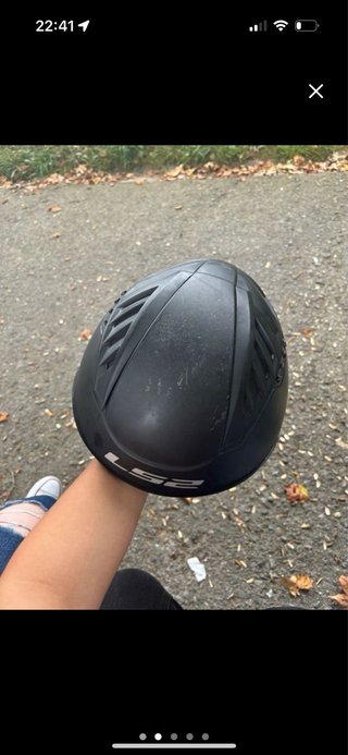 casco moto L52 negro