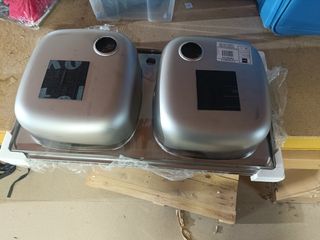 Fregadero teka 2 senos