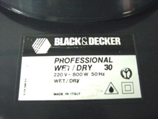 Aspirador Industrial Black & Decker 30 Litros