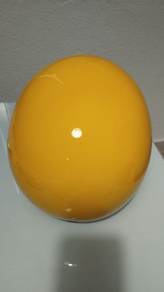 Casco DMD retro amarillo