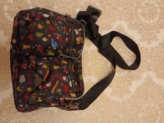 BOLSO BANDOLERA DE TELA DE DIBUJOS