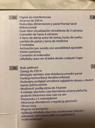 Cámara Vigila bebé Miniland baby