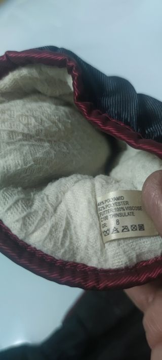 guanti da neve misura 8