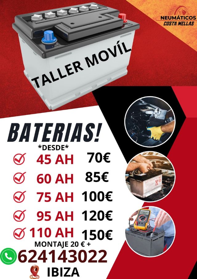 Neumáticos y baterías al mejor precio 