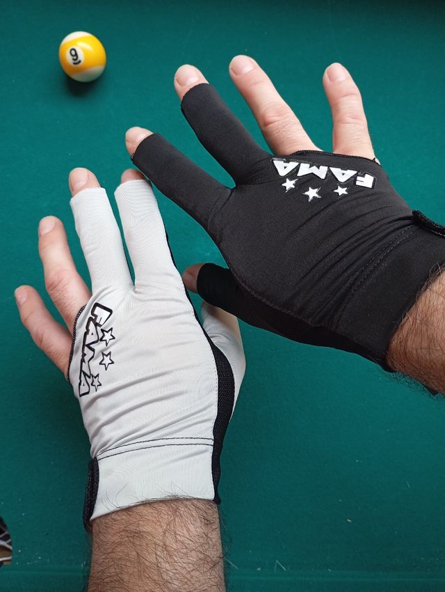 Guantes de billar marca fama