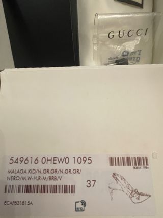Zapatos Firma “Gucci”