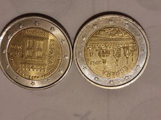 Monedas conmemorativas dos euros y otras