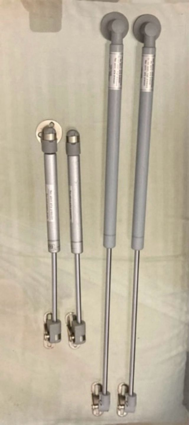 4 unidades de resorte de gas amortiguador