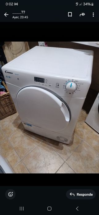 Secadora  candy 9k SmartWatch touch