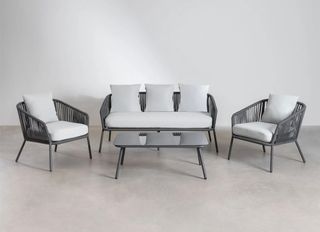 Sofas y mesa jardin