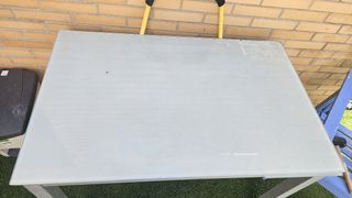 Mesa de cristal extensible