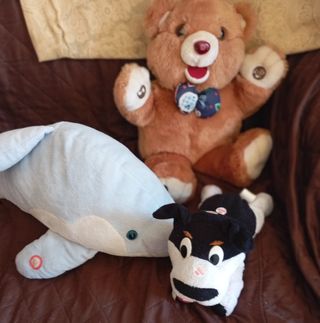 Peluches con pilas,mirar precio