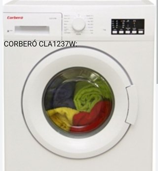 Puerta de lavadora CORBERÓ CLA1237W: