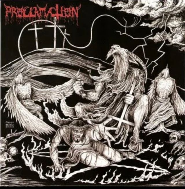 PROCLAMATION/TEITANBLOOD Split Lp