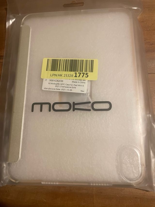 FUNDA IPAD Mini dorada NUEVA