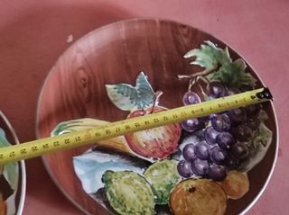 Coppia piatti ceramica Chianciano