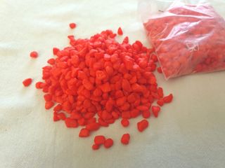 Pietre Sassi Decorativi ornamentali rosso gr. 400