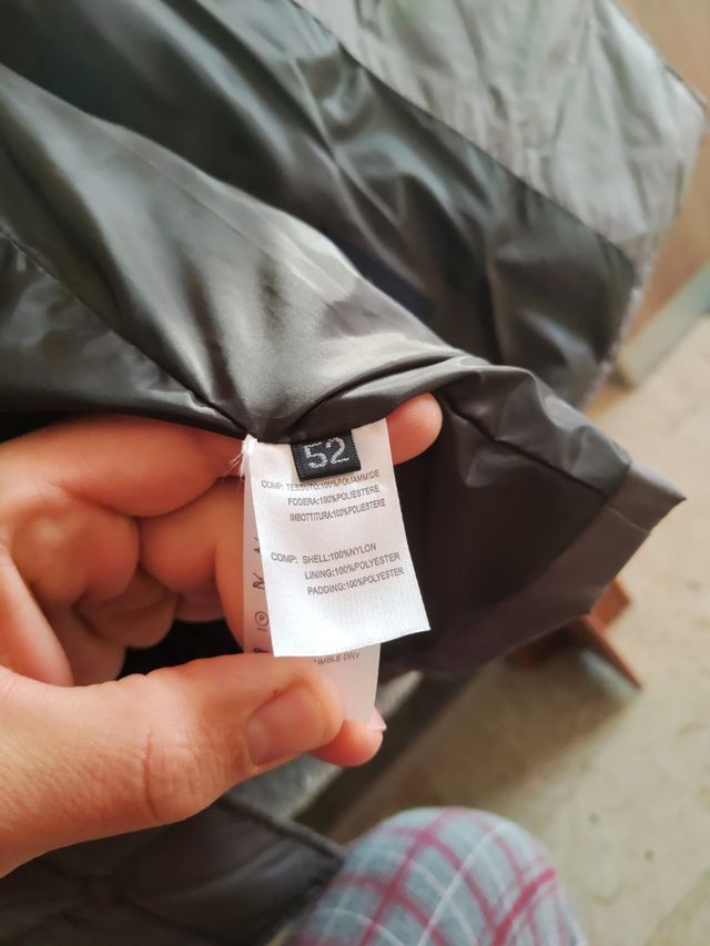 Cappotto uomo invernale taglia 52