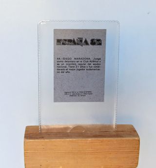 CROMO MARADONA MUNDIAL ESPAÑA 82 ARGENTINA FHER 44