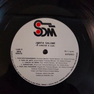 LP 1990 Janita Salomé. Vinilo como nuevo
