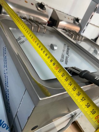 Freidora eléctrica 10+10l Movilfrit