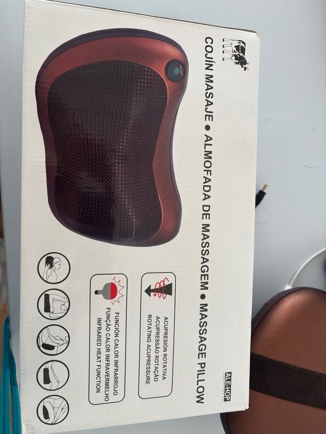 Cojin masaje polipiel con calor