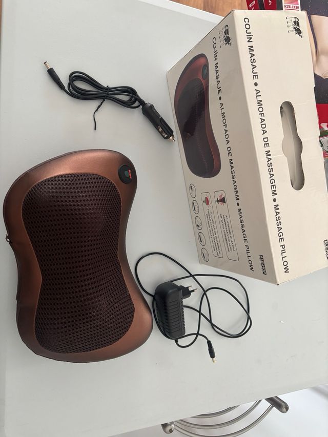 Cojin masaje polipiel con calor