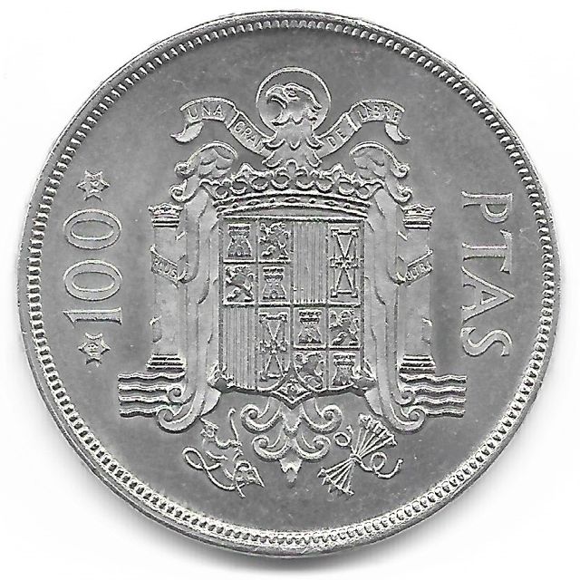 MONEDA ESPAÑA 1975-76. 100 pesetas. Juan Carlos I.