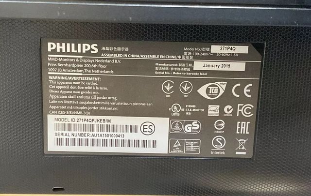 Monitor Philips 27"