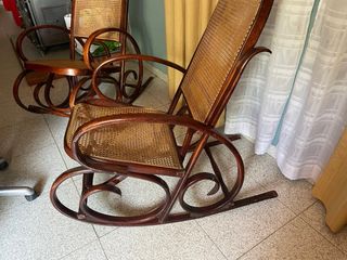 Sillas mecedora madera maciza