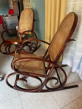Sillas mecedora madera maciza